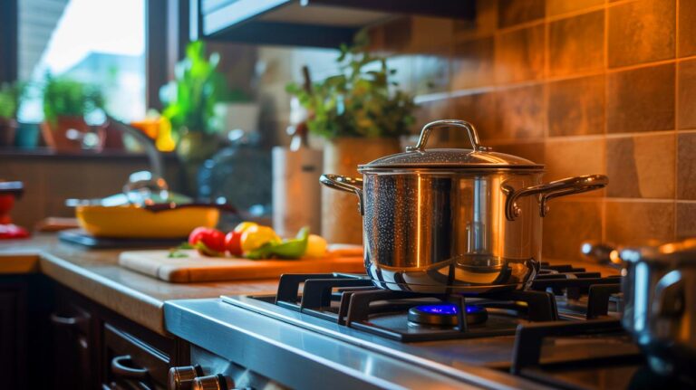 Illustration de casseroles étincelantes grâce à des méthodes naturelles de nettoyage (généré par IA). Credit: Ideogram.