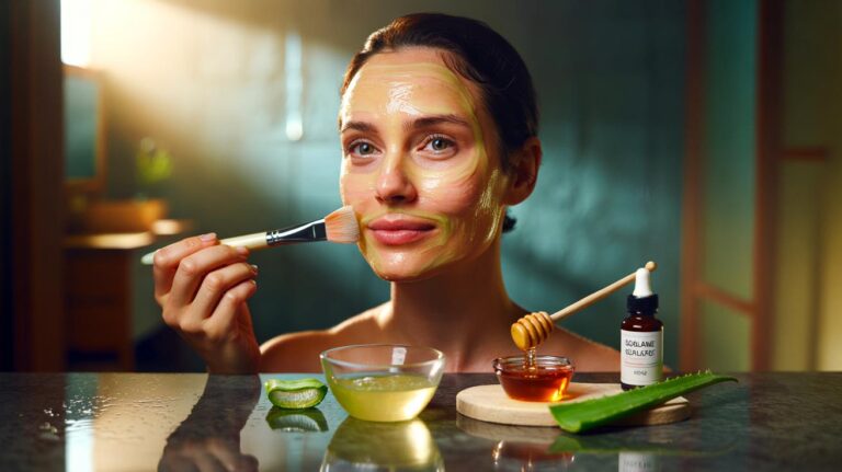 Illustration de masque maison repulpant pour la peau dès la première application