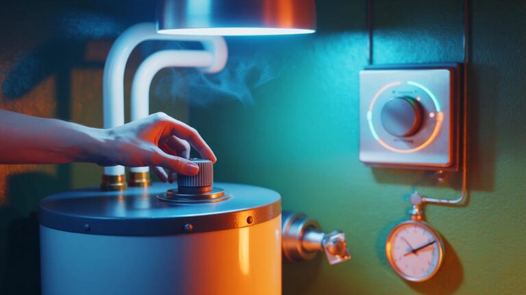Illustration de l’ajustement discret du chauffe-eau à 55 °C et de sa programmation en heures creuses pour réduire la facture d’électricité