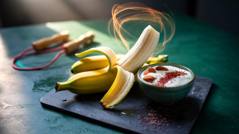 Illustration de la banane, fruit longtemps jugé trop sucré, qui aide à brûler les graisses grâce à ses fibres et à l’amidon résistant