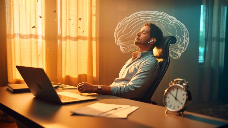 Illustration de [une sieste courte de 10 à 20 minutes en début d’après-midi qui améliore la mémoire]