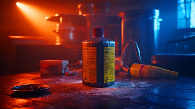 Illustration de l'alerte sanitaire concernant un produit quotidien potentiellement dangereux (généré par IA). Credit: Ideogram.