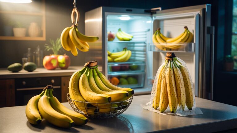Illustration de la conservation des bananes permettant de les garder fraîches deux fois plus longtemps
