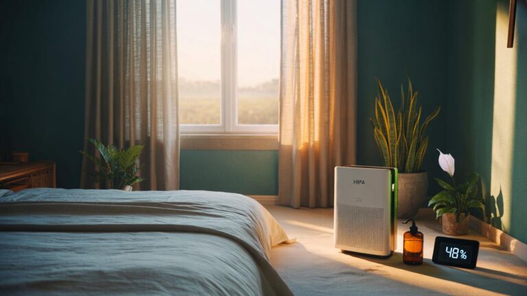 Illustration de la méthode naturelle pour un air plus pur dans la chambre