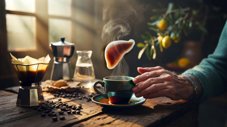 Illustration de [café noir, l’ingrédient secret des centenaires pour un foie en pleine forme]